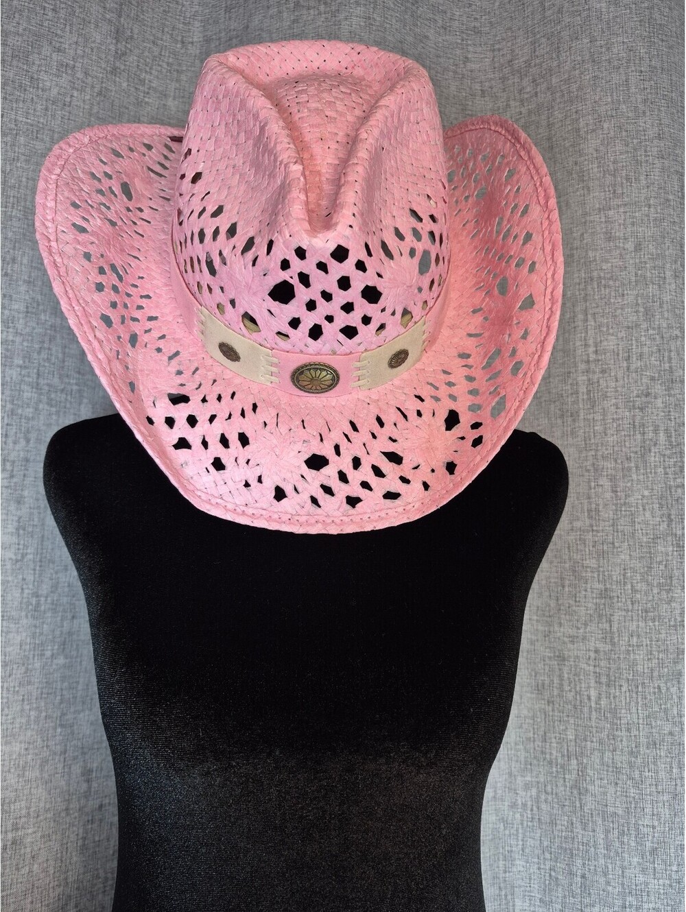 Size XL Bullhide Pure Country Pink Toyo Straw Cowboy Hat 2534P NWT